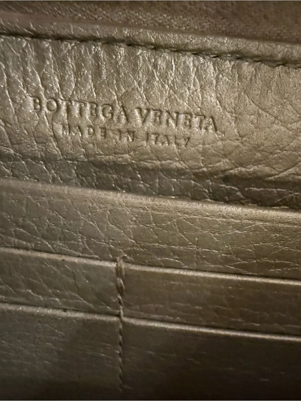 Bottega Veneta Metallic Intrecciato Leather Zip Around Continental Long Wallet